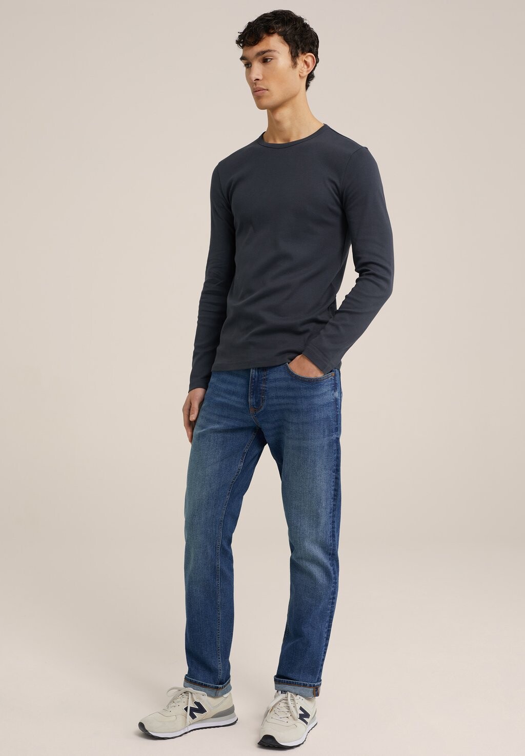 Топ с длинным рукавом Shirt WE Fashion, серовато-синий
Топ с длинным рукавом Shirt WE Fashion, серовато-синий