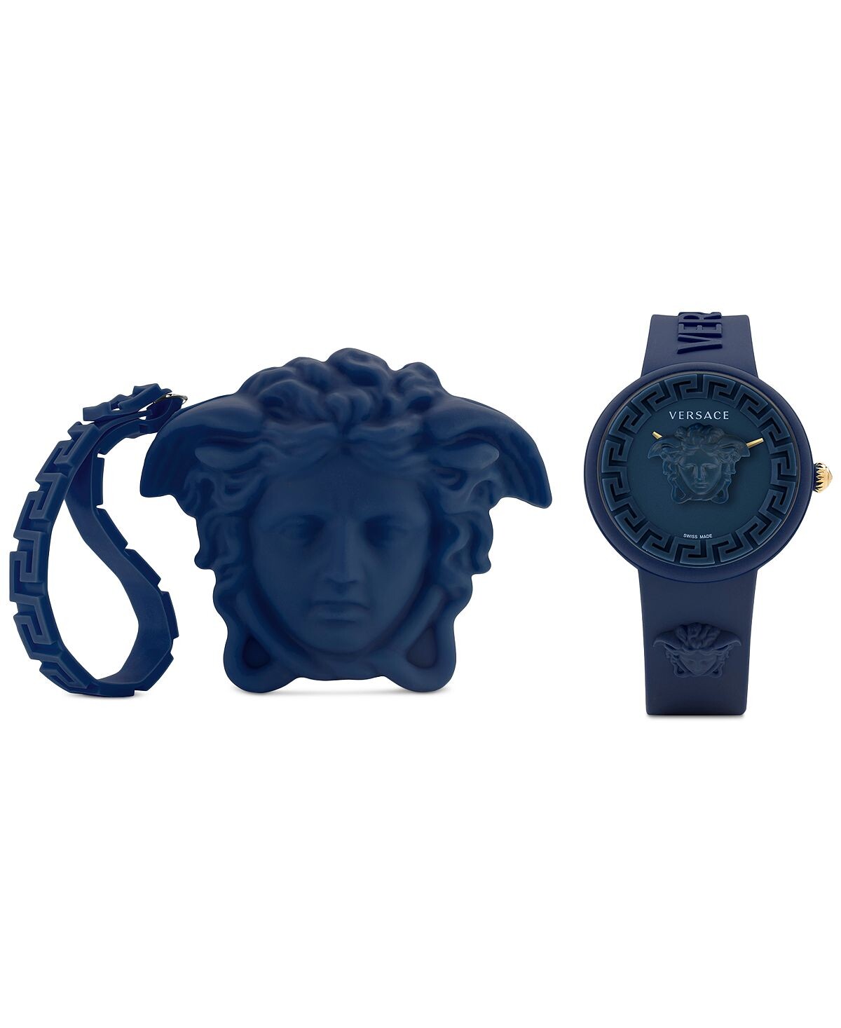 Женские швейцарские часы Medusa Pop Blue с силиконовым ремешком, 39 мм, комплект Versace
Женские швейцарские часы Medusa Pop Blue с силиконовым ремешком, 39 мм, комплект Versace