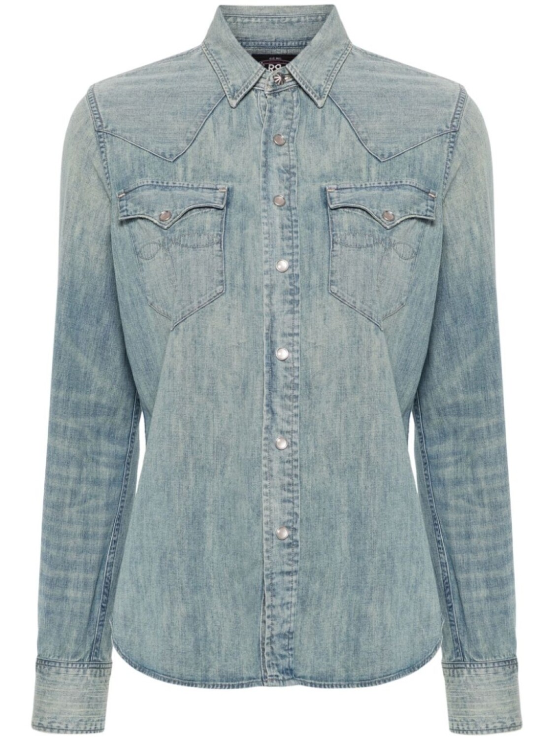 Ralph Lauren RRL джинсовая рубашка в стиле вестерн, синий
Ralph Lauren RRL джинсовая рубашка в стиле вестерн, синий