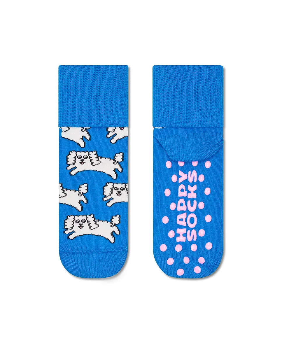 Длинные противоскользящие носки для мальчика с синим принтом и собаками Happy Socks
Длинные противоскользящие носки для мальчика с синим принтом и собаками Happy Socks