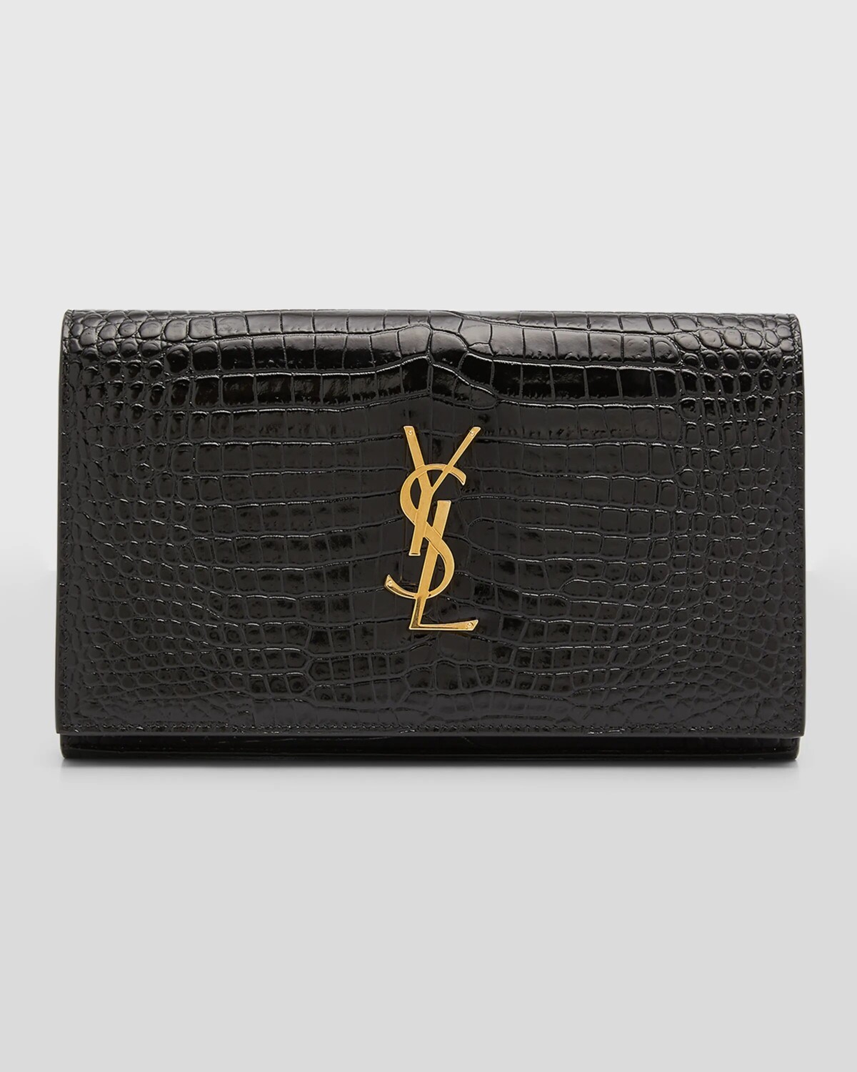 Кошелек Cassandra YSL на цепочке из кожи с тиснением под крокодила Saint Laurent, цвет Black
Кошелек Cassandra YSL на цепочке из кожи с тиснением под крокодила Saint Laurent, цвет Black