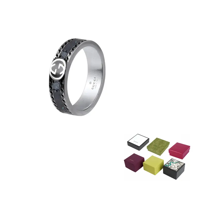 GUCCI Кольцо из стерлингового серебра 925 пробы женское черное
GUCCI Кольцо из стерлингового серебра 925 пробы женское черное