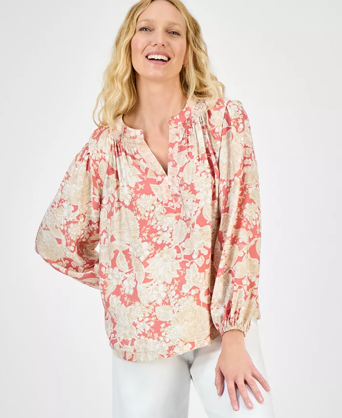 Женская туника с длинными рукавами и цветочным принтом Nautica Jeans, красный
Женская туника с длинными рукавами и цветочным принтом Nautica Jeans, красный