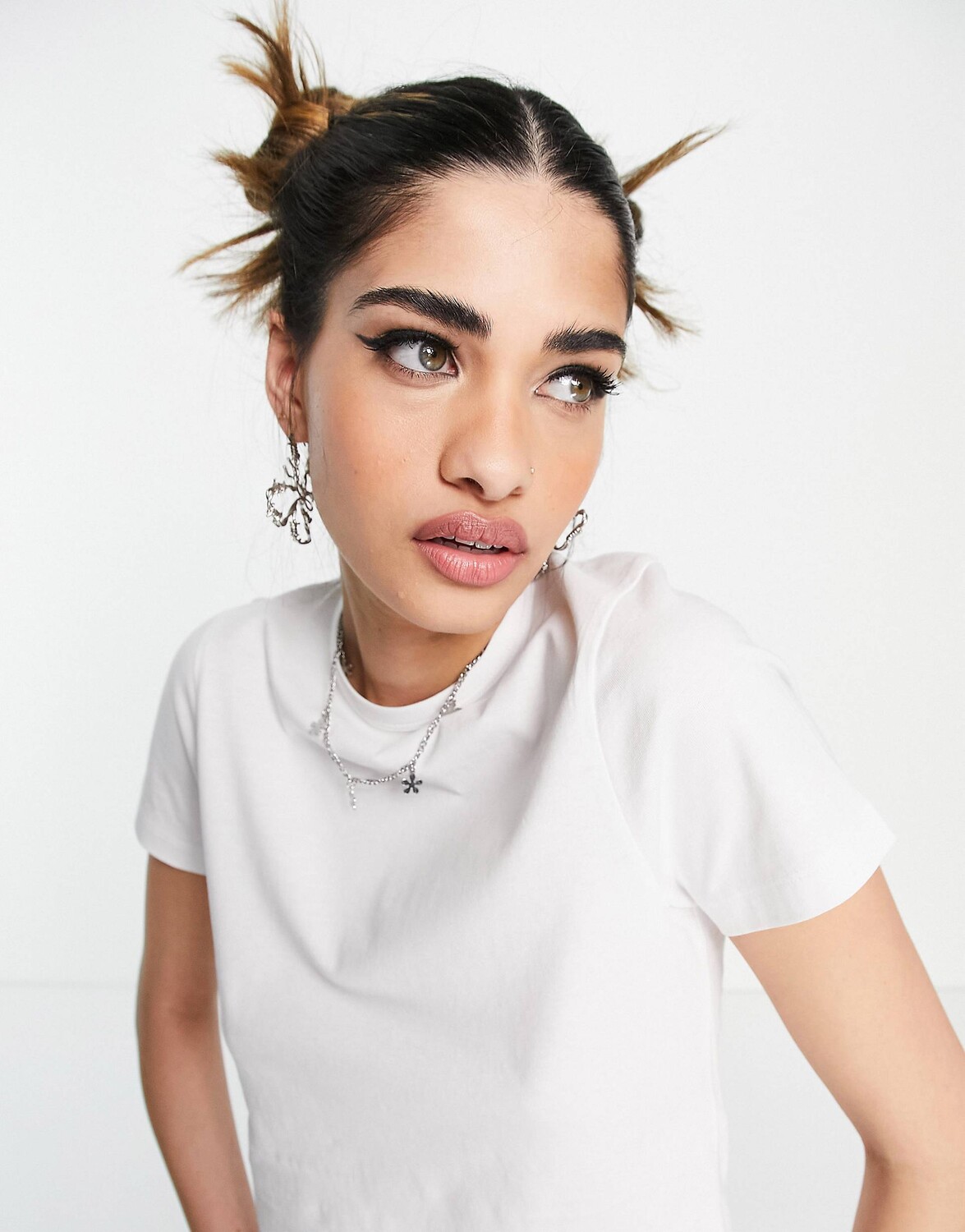 Футболка приталенная ASOS, белый 
Футболка приталенная ASOS, белый