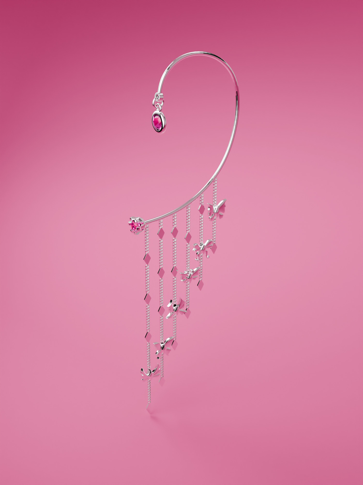 Серьги-каффы Winx Club X Gadget4entertainment All Winx, левый, серебро
Серьги-каффы Winx Club X Gadget4entertainment All Winx, левый, серебро