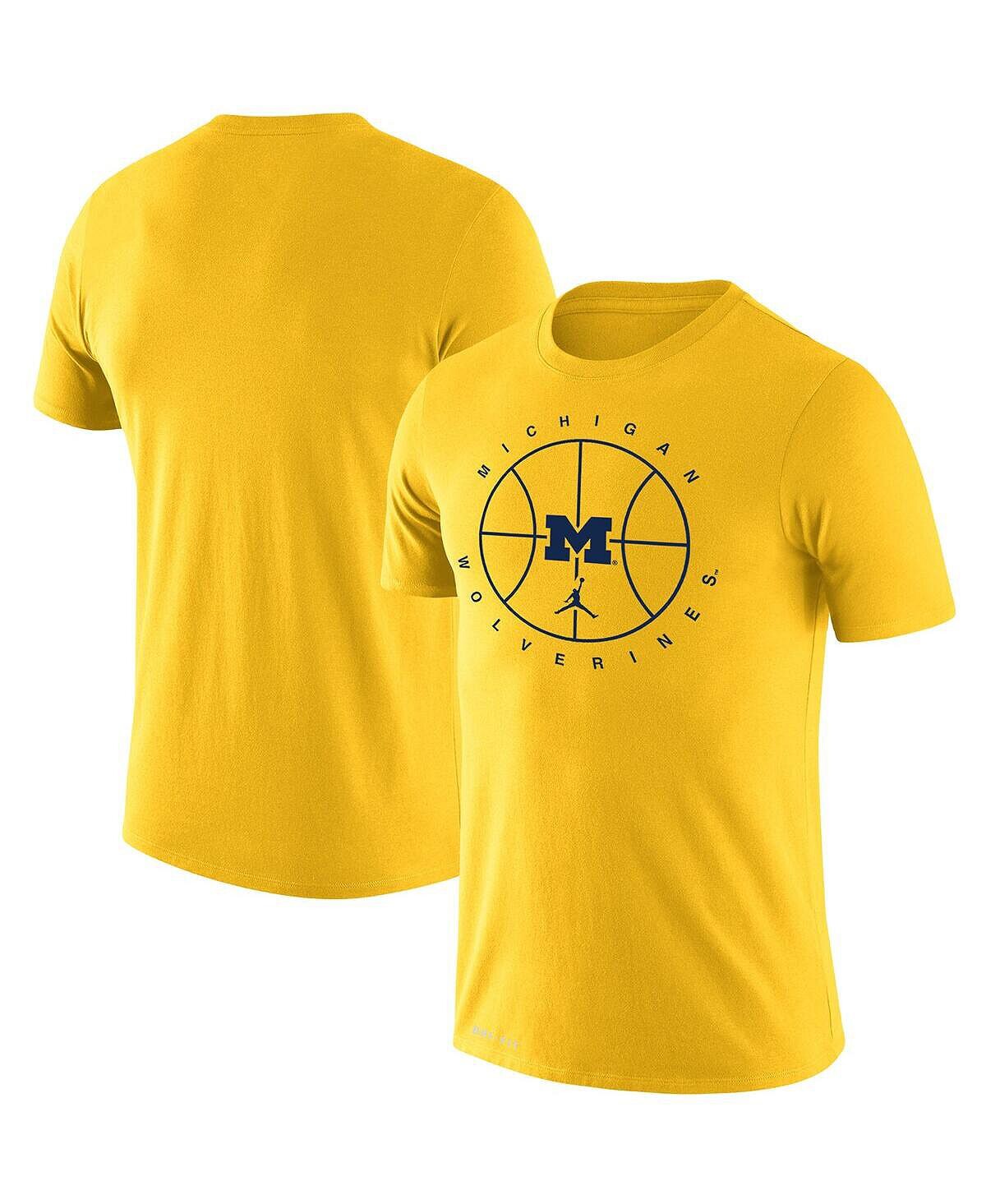 Мужская брендовая футболка maize michigan wolverines basketball icon legend performance Jordan
Мужская брендовая футболка maize michigan wolverines basketball icon legend performance Jordan