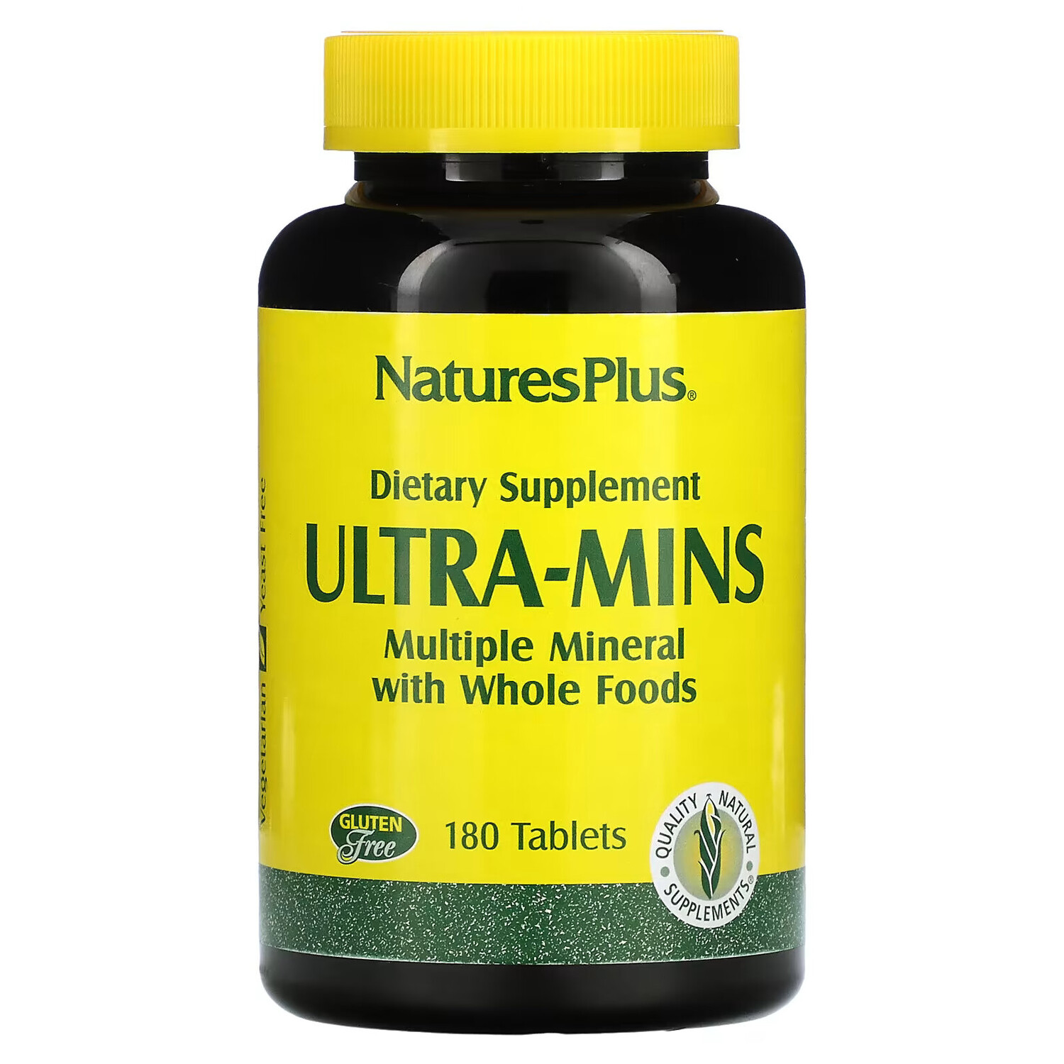 NaturesPlus, Ultra-Mins, мультиминералы с цельными продуктами, 180 таблеток
NaturesPlus, Ultra-Mins, мультиминералы с цельными продуктами, 180 таблеток