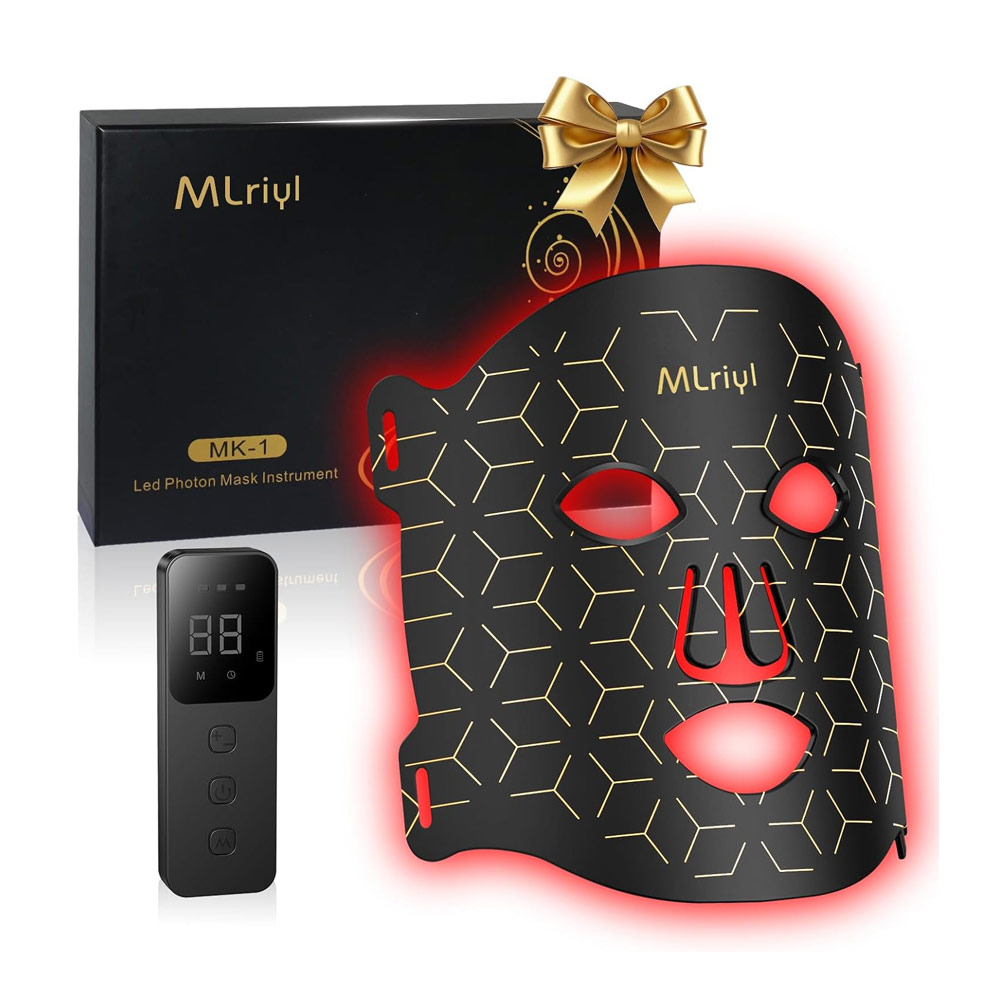 Светодиодная LED маска для лица MLriyl, 7 режимов подсветки, чёрный
Светодиодная LED маска для лица MLriyl, 7 режимов подсветки, чёрный