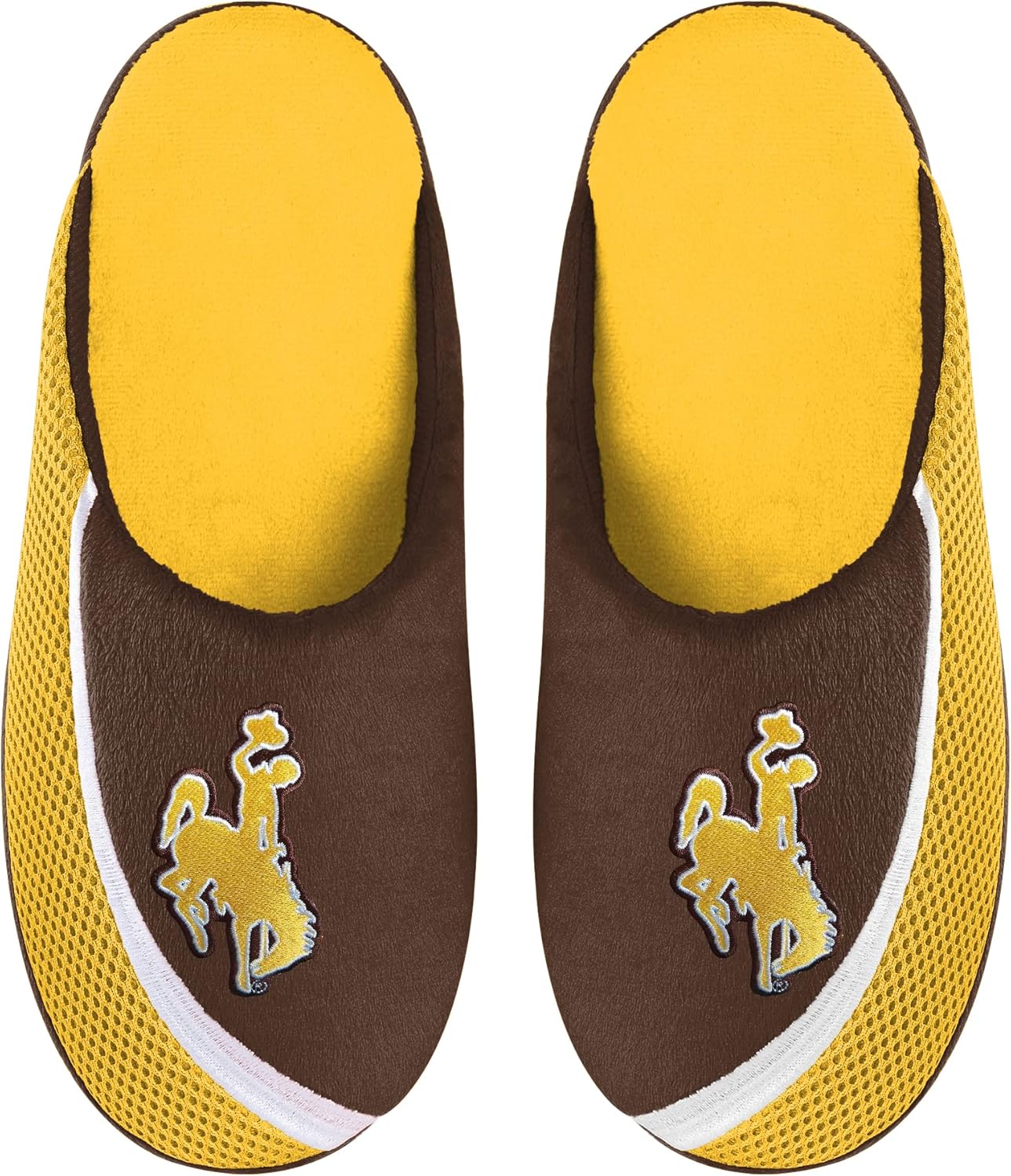 Мужские тапочки FOCO NCAA 2022 с большим логотипом и цветной окантовкой, Wyoming Cowboys
Мужские тапочки FOCO NCAA 2022 с большим логотипом и цветной окантовкой, Wyoming Cowboys