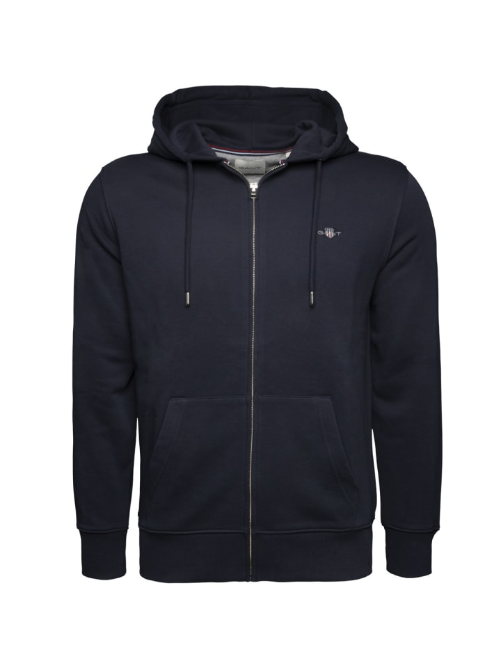 Толстовка Reg Shield Full Zip темно-синего цвета Gant
Толстовка Reg Shield Full Zip темно-синего цвета Gant