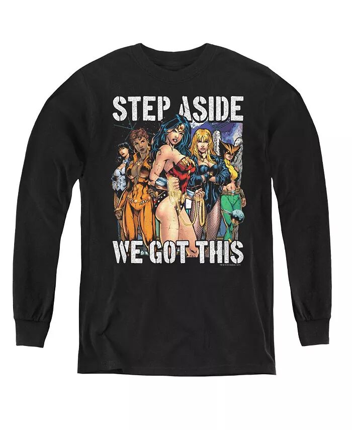 Толстовка с длинным рукавом Boys of America Youth Heroines Justice League, черный
Толстовка с длинным рукавом Boys of America Youth Heroines Justice League, черный