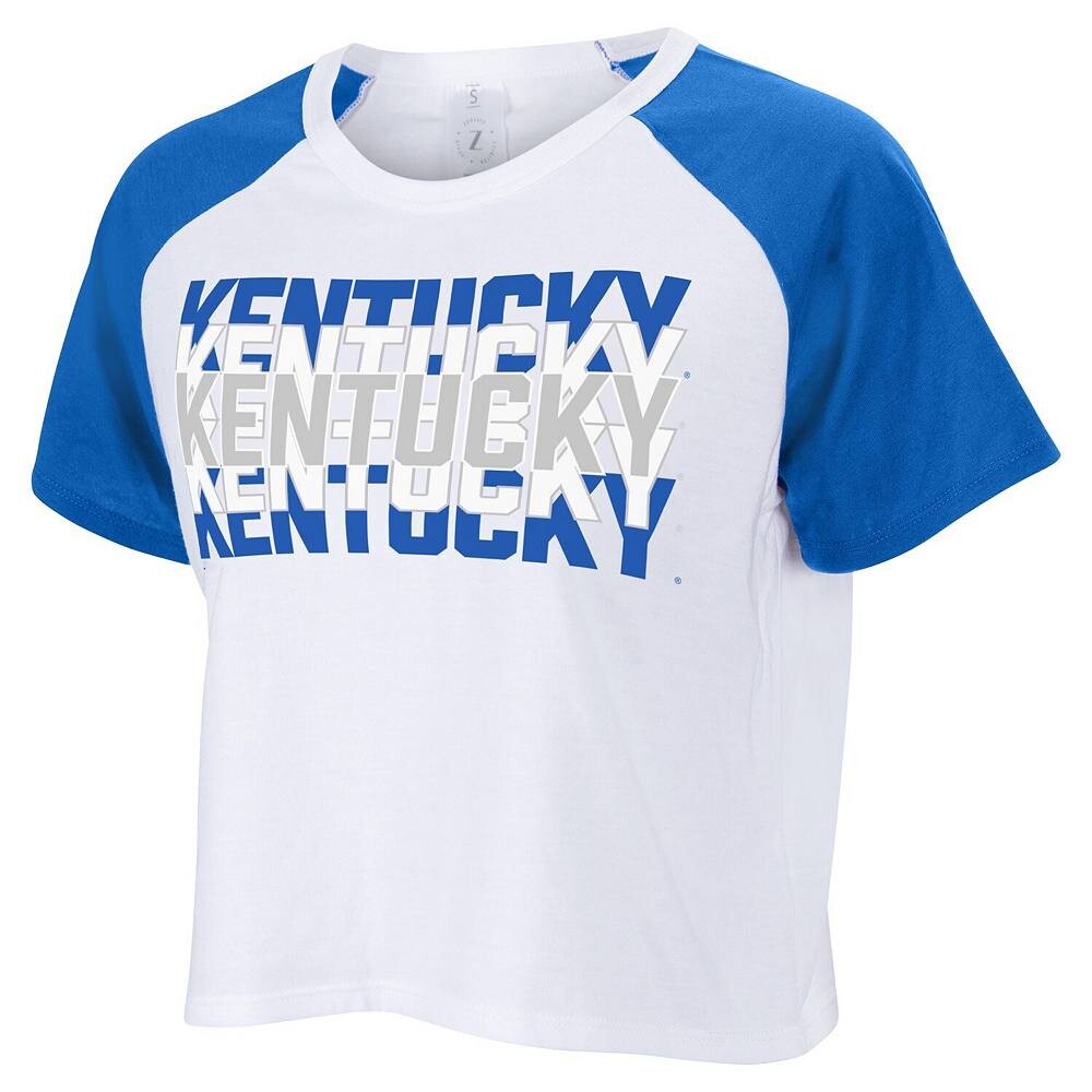 Женская укороченная футболка ZooZatz White Kentucky Wildcats с цветными блоками и повторяющимся регланом, цвет Ken White
Женская укороченная футболка ZooZatz White Kentucky Wildcats с цветными блоками и повторяющимся регланом, цвет Ken White