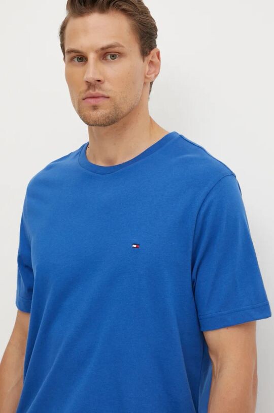 Хлопковая футболка Tommy Hilfiger, синий 
Хлопковая футболка Tommy Hilfiger, синий