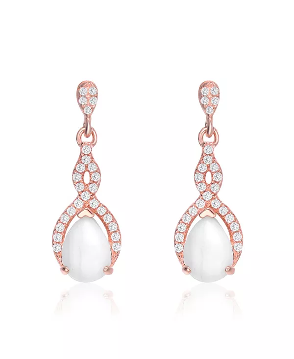 Серьги-Капли из стерлингового серебра с цветными камнями и кубическим цирконием Genevive, white
Серьги-Капли из стерлингового серебра с цветными камнями и кубическим цирконием Genevive, white