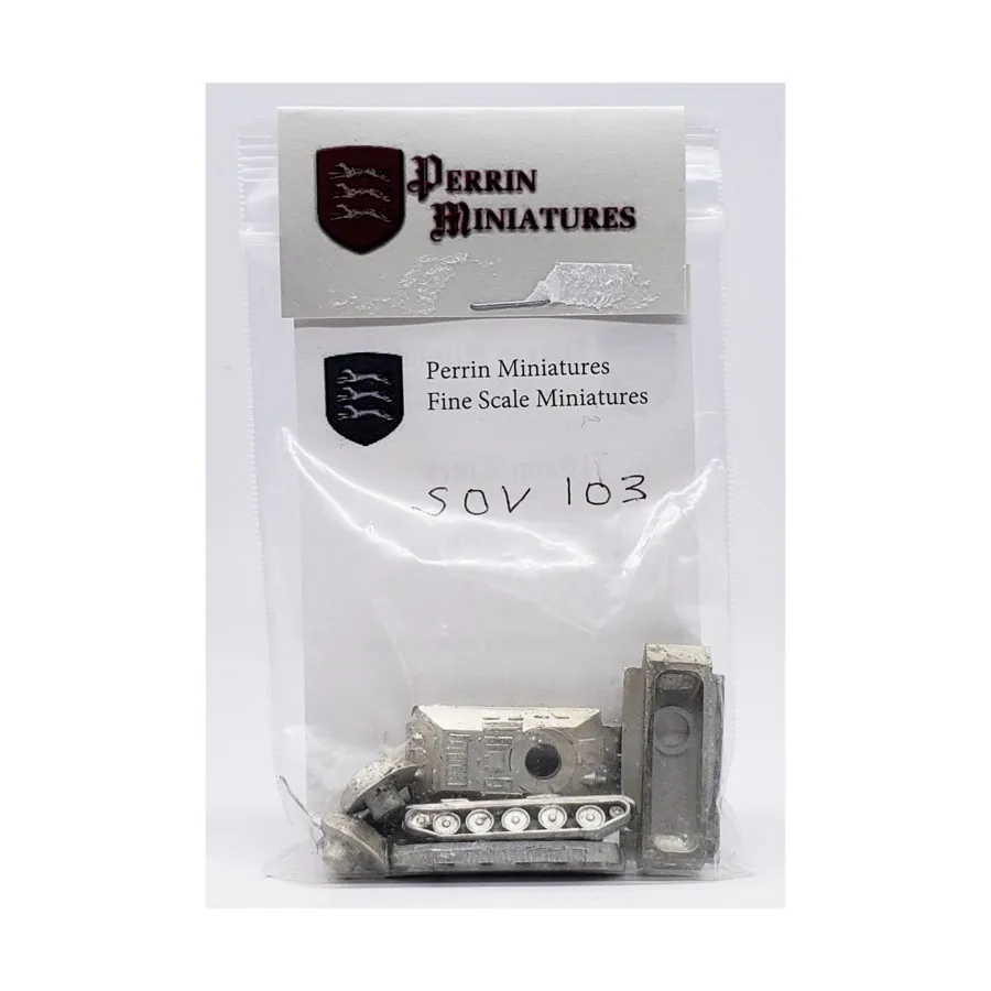 Т-34/76 образца 1940 г., WWII Miniatures - USSR (10mm) (Perrin Miniatures)
Т-34/76 образца 1940 г., WWII Miniatures - USSR (10mm) (Perrin Miniatures)