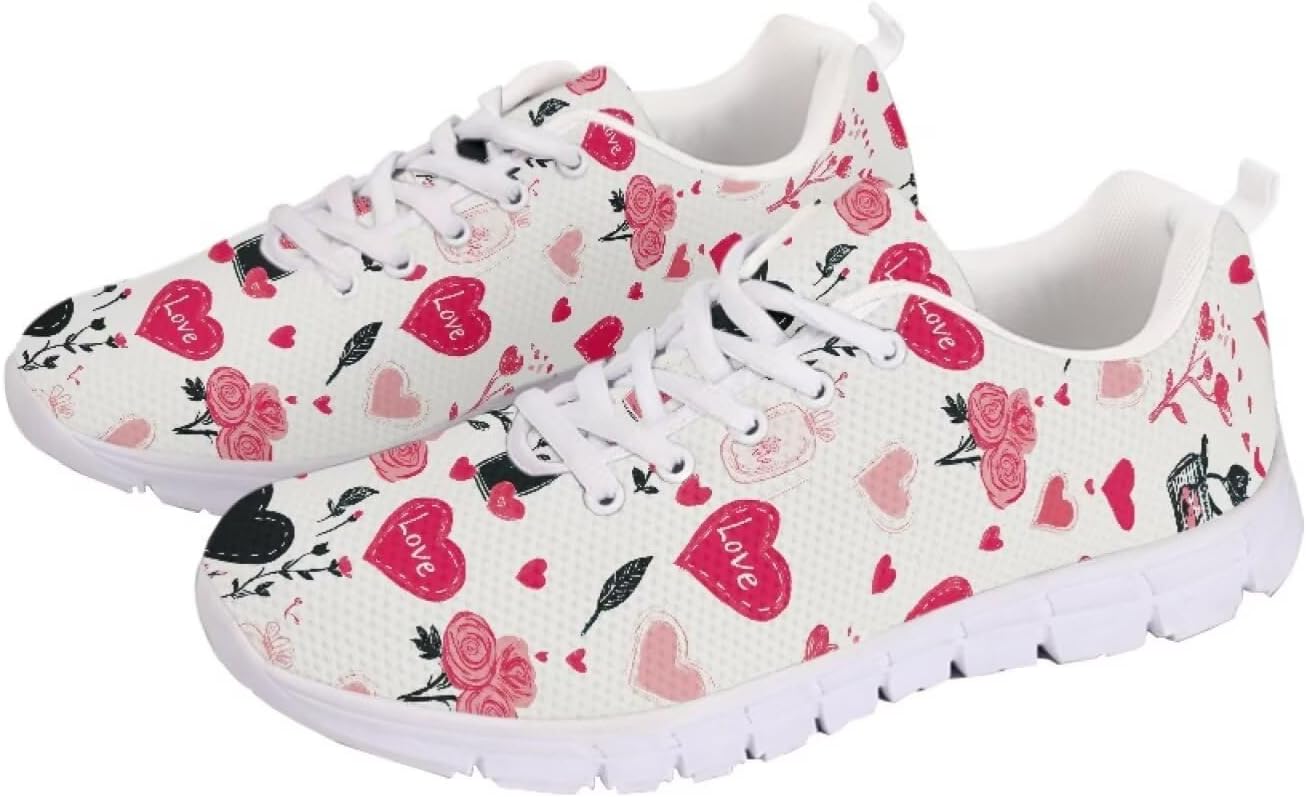 Кроссовки GETELINSENG Унисекс для бега, легкая спортивная обувь с сеткой, шнуровкой, для тенниса и прогулок, Art Love Heart
Кроссовки GETELINSENG Унисекс для бега, легкая спортивная обувь с сеткой, шнуровкой, для тенниса и прогулок, Art Love Heart