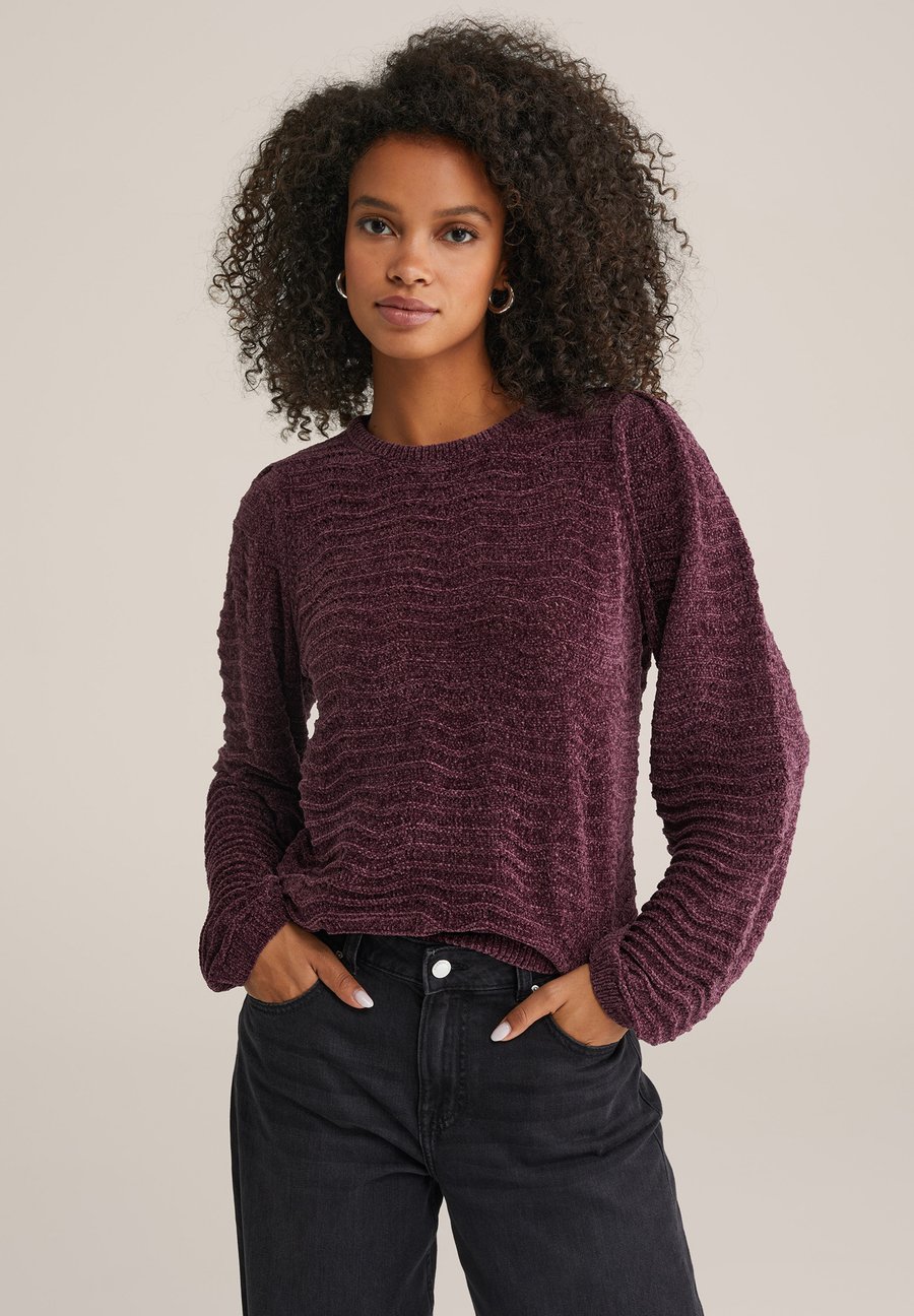 Джемпер WE Fashion Jumper, Aubergine/Mottled Dark Purple
Джемпер WE Fashion Jumper, Aubergine/Mottled Dark Purple