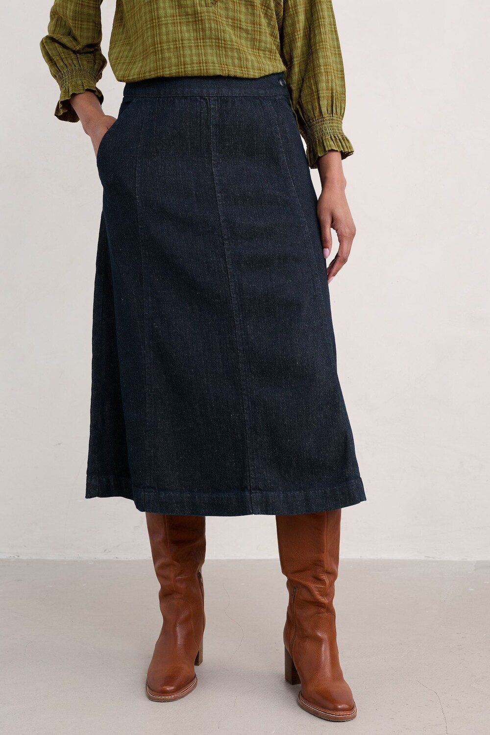 Юбка из денима Capriccio Seasalt Cornwall, синий
Юбка из денима Capriccio Seasalt Cornwall, синий