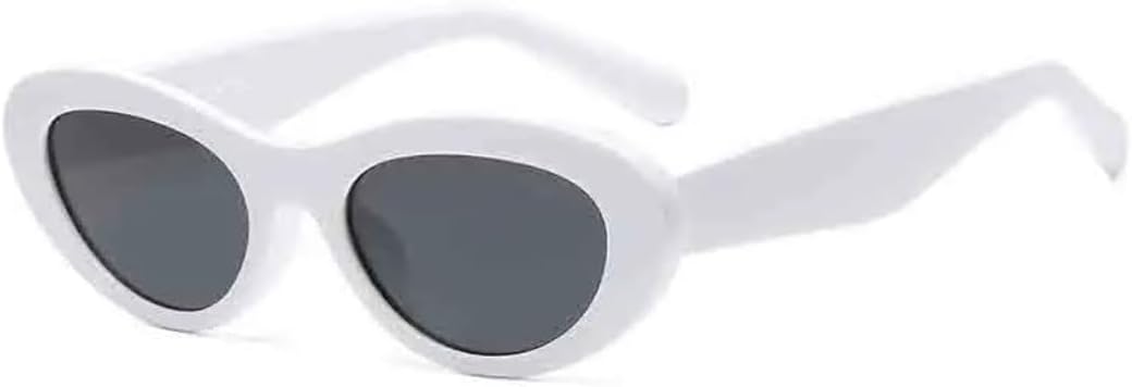 Солнцезащитные очки с защитой UV400 | Овальные линзы «кошачий глаз» разных цветов | для женщин и мужчин, для занятий спортом на открытом воздухе и вождения DSVIGF, White Gray
Солнцезащитные очки с защитой UV400 | Овальные линзы «кошачий глаз» разных цветов | для женщин и мужчин, для занятий спортом на открытом воздухе и вождения DSVIGF, White Gray