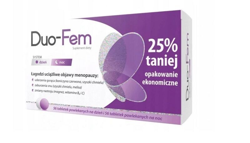 Duo-Fem подготовка для женщин, 112 шт.
Duo-Fem подготовка для женщин, 112 шт.