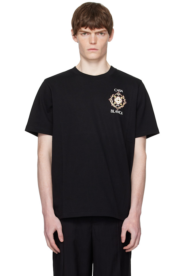 Футболка с коротким рукавом «Tennis club' icon» Casablanca, черный
Футболка с коротким рукавом «Tennis club' icon» Casablanca, черный