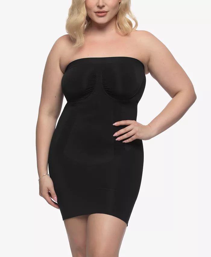 Женское платье-комбинация Fusion без бретелек Felina, черный
Женское платье-комбинация Fusion без бретелек Felina, черный