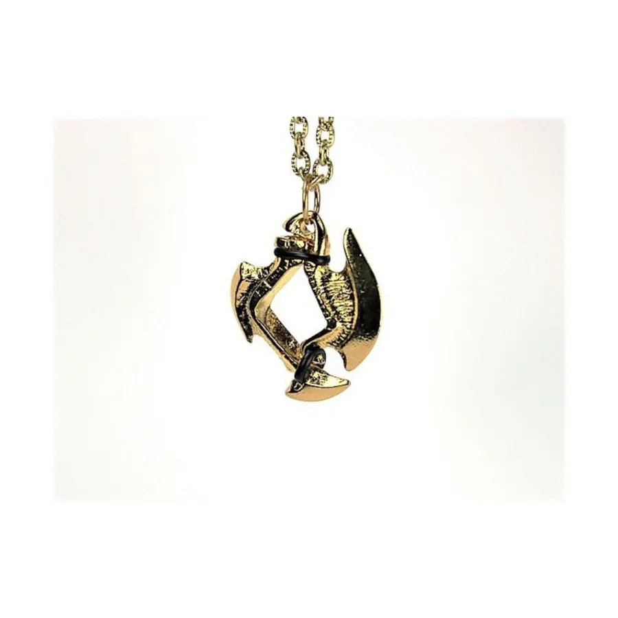 Подвеска, лезвие топора d6, 12 мм, с золотой отделкой, Dice Jewelry - Necklaces (Chessex)
Подвеска, лезвие топора d6, 12 мм, с золотой отделкой, Dice Jewelry - Necklaces (Chessex)