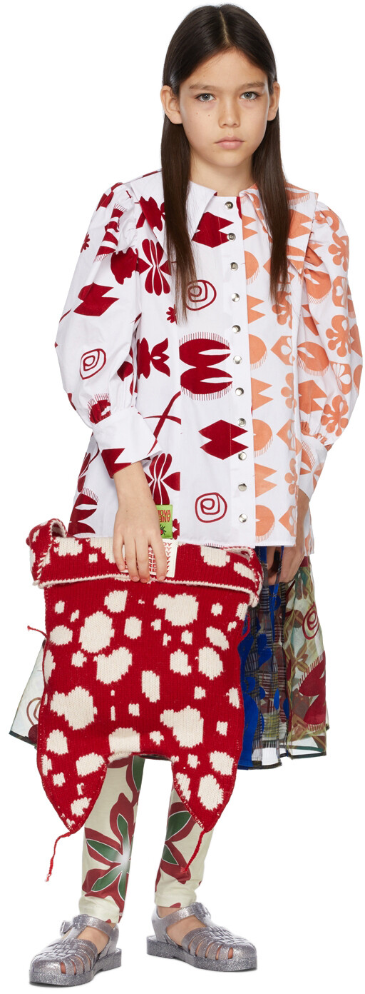 Детские леггинсы Off-White со звездами и принтом Chopova Lowena
Детские леггинсы Off-White со звездами и принтом Chopova Lowena