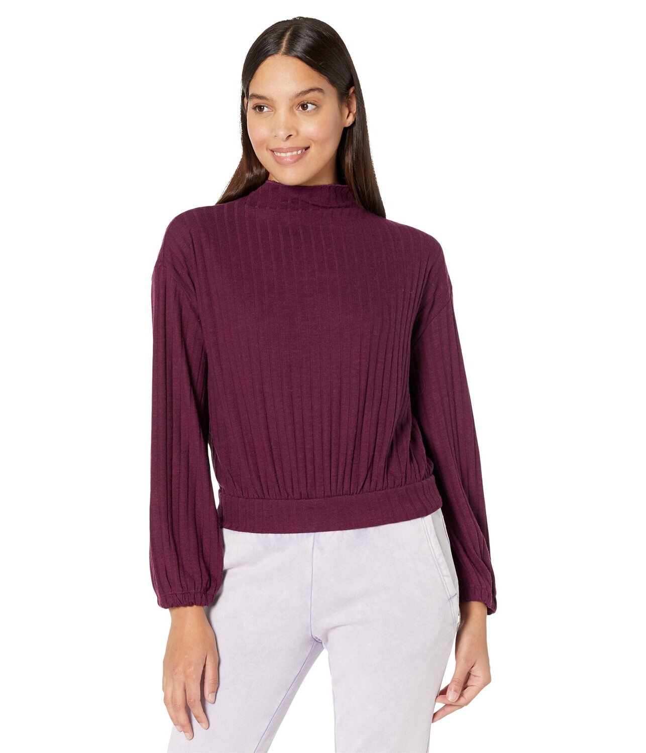 Пуловер Chaser, Poor Boy Rib Bishop Sleeve Mock Neck Pullover, Коричневый, Пуловер Chaser, Poor Boy Rib Bishop Sleeve Mock Neck Pullover
Пуловер Chaser, Poor Boy Rib Bishop Sleeve Mock Neck Pullover, Коричневый, Пуловер Chaser, Poor Boy Rib Bishop Sleeve Mock Neck Pullover