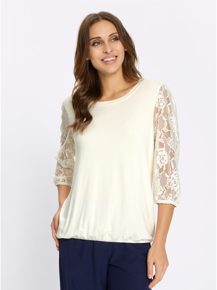 Кружевная рубашка цвета шампанского WITT WEIDEN
Кружевная рубашка цвета шампанского WITT WEIDEN