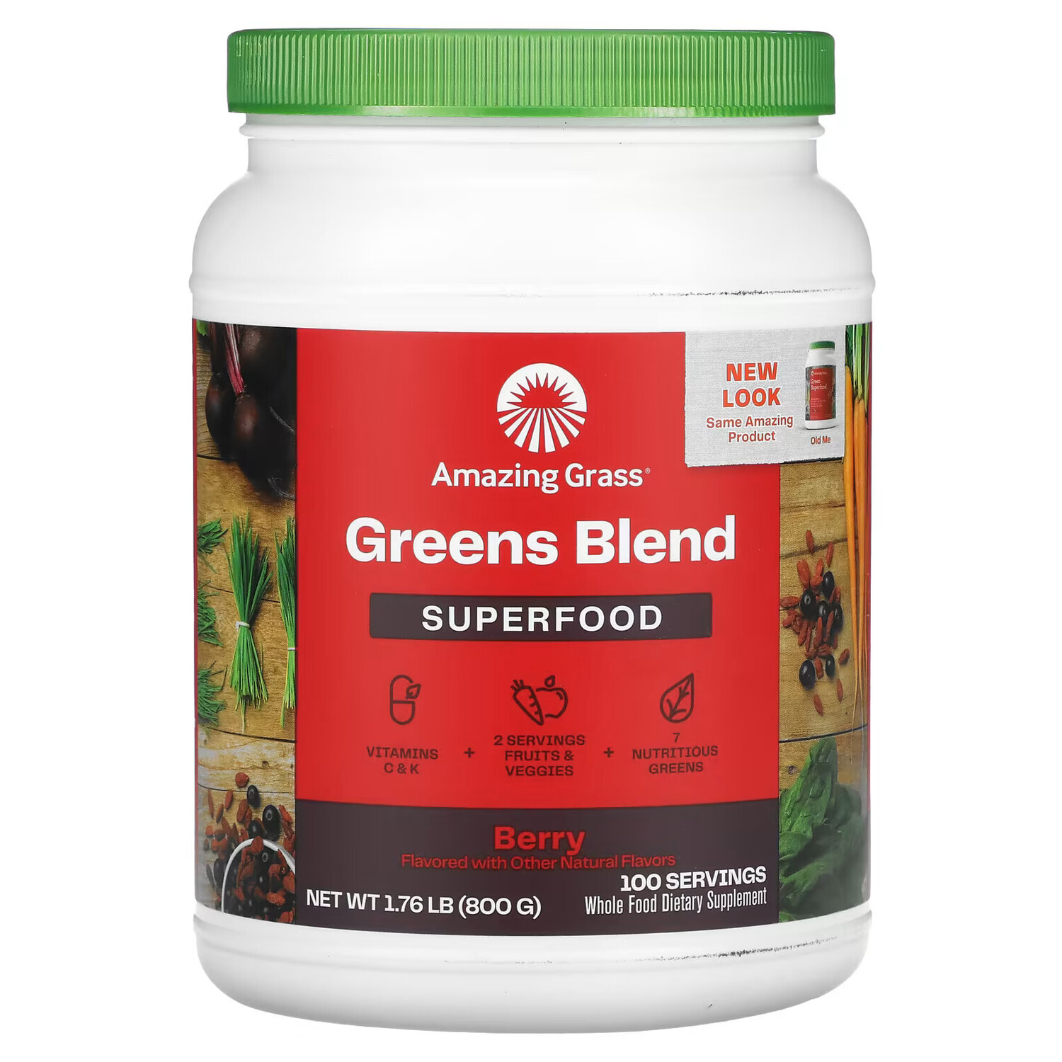 Порошковая смесь Amazing Grass Green Superfood со вкусом ягоды, 800 г
Порошковая смесь Amazing Grass Green Superfood со вкусом ягоды, 800 г