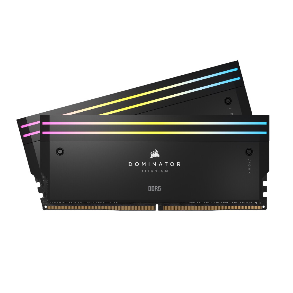 Оперативная память Corsair Dominator Titanium RGB, 48 Гб DDR5 (2x24 Гб), CL36, 7200 МГц, CMP48GX5M2X7200C36, черный
Оперативная память Corsair Dominator Titanium RGB, 48 Гб DDR5 (2x24 Гб), CL36, 7200 МГц, CMP48GX5M2X7200C36, черный