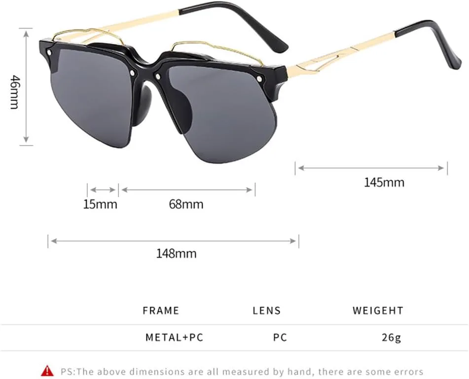 LVTFCO Модные женские солнцезащитные очки в стиле ретро с градиентной металлической оправой без рамки, мужские очки для занятий спортом на открытом воздухе, 2
LVTFCO Модные женские солнцезащитные очки в стиле ретро с градиентной металлической оправой без рамки, мужские очки для занятий спортом на открытом воздухе, 2