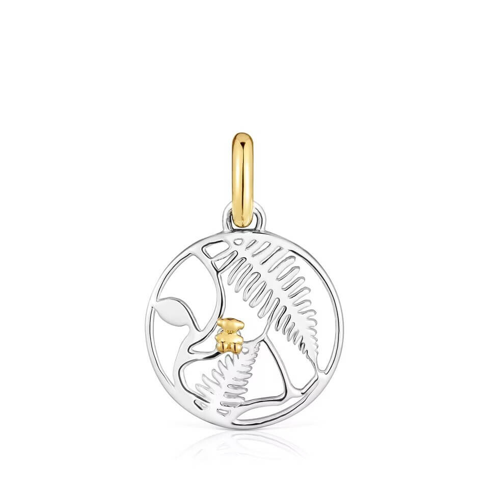 Подвеска Tous Yunque Small Two-tone Openwork, серебро/серебро с 18-каратным золотым покрытием
Подвеска Tous Yunque Small Two-tone Openwork, серебро/серебро с 18-каратным золотым покрытием