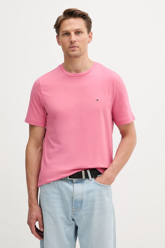 Хлопковая футболка Tommy Hilfiger, розовый
Хлопковая футболка Tommy Hilfiger, розовый