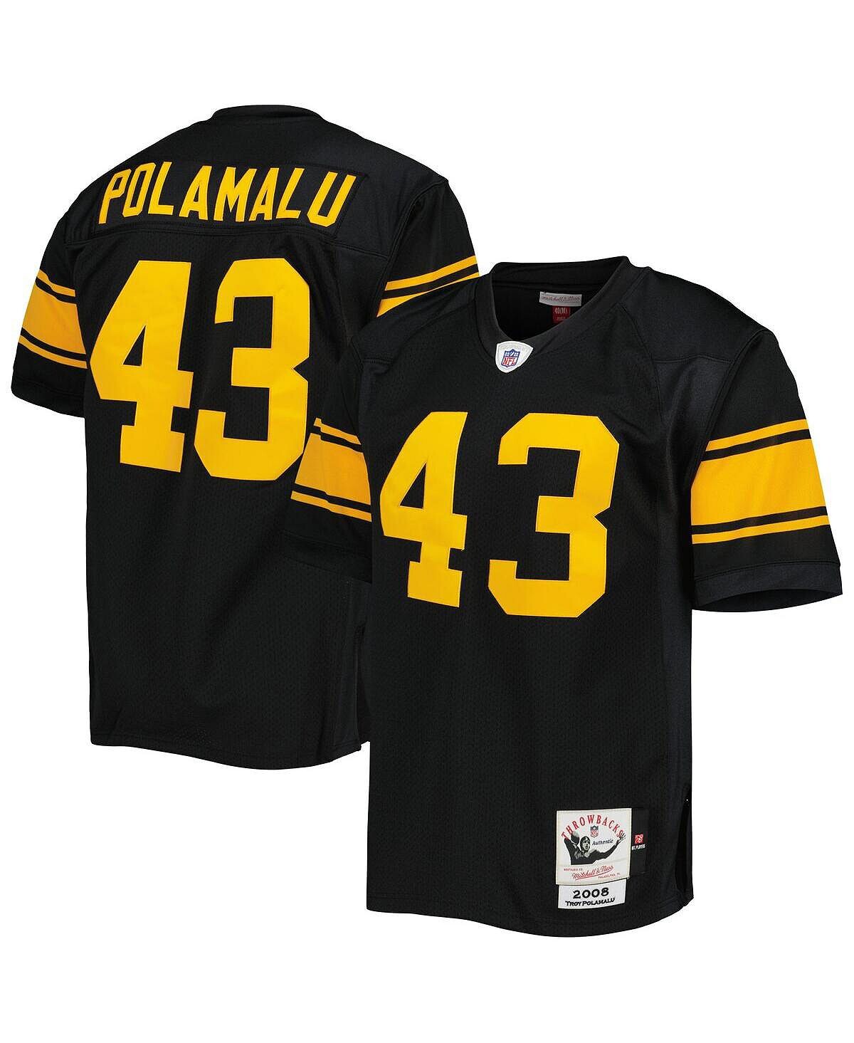 Мужская футболка troy polamalu black pittsburgh steelers 2008 alternate authentic для пенсионеров Mitchell & Ness, черный
Мужская футболка troy polamalu black pittsburgh steelers 2008 alternate authentic для пенсионеров Mitchell & Ness, черный