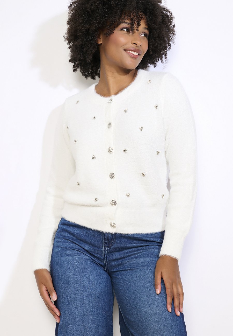 Кардиган LolaLiza Cardigan, Vanilla White/White
Кардиган LolaLiza Cardigan, Vanilla White/White