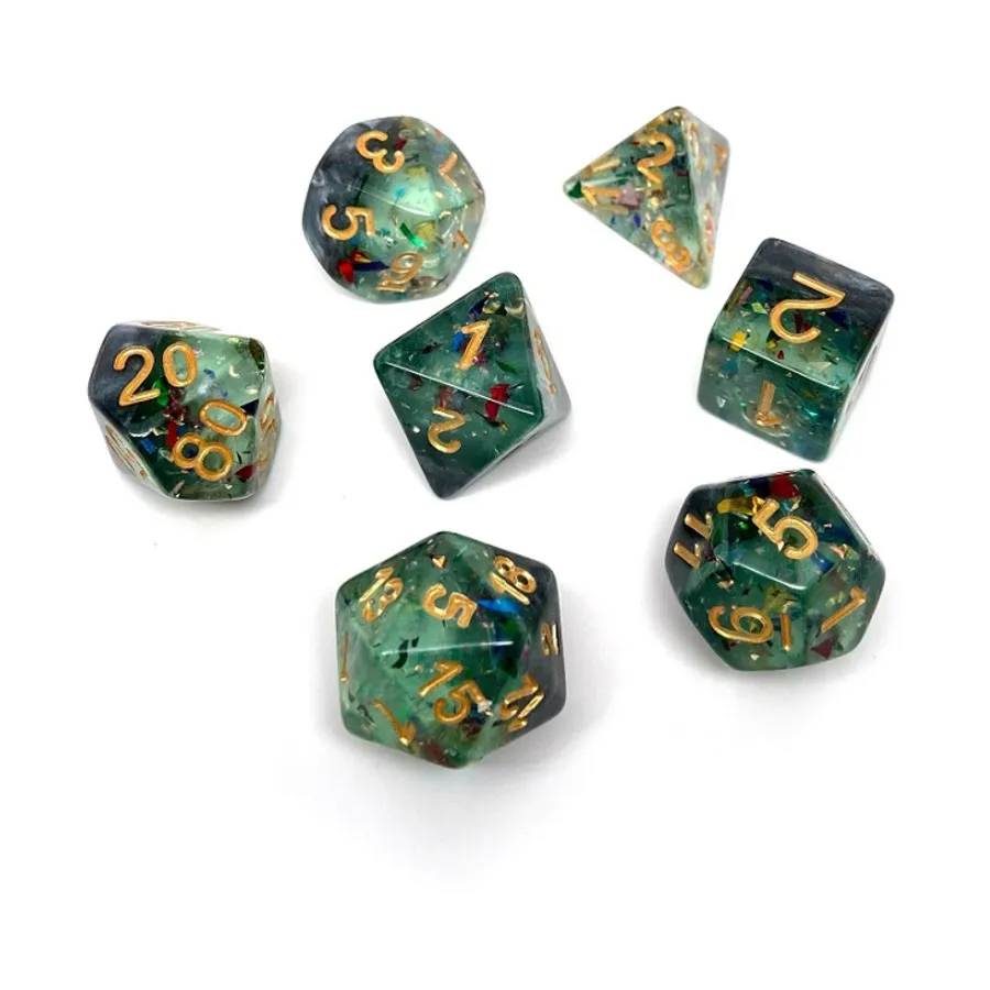 Мутировавшая трясина с золотом (7), Dice - 7 Piece Poly Sets - Assorted (Easy Roller Dice) 
Мутировавшая трясина с золотом (7), Dice - 7 Piece Poly Sets - Assorted (Easy Roller Dice)