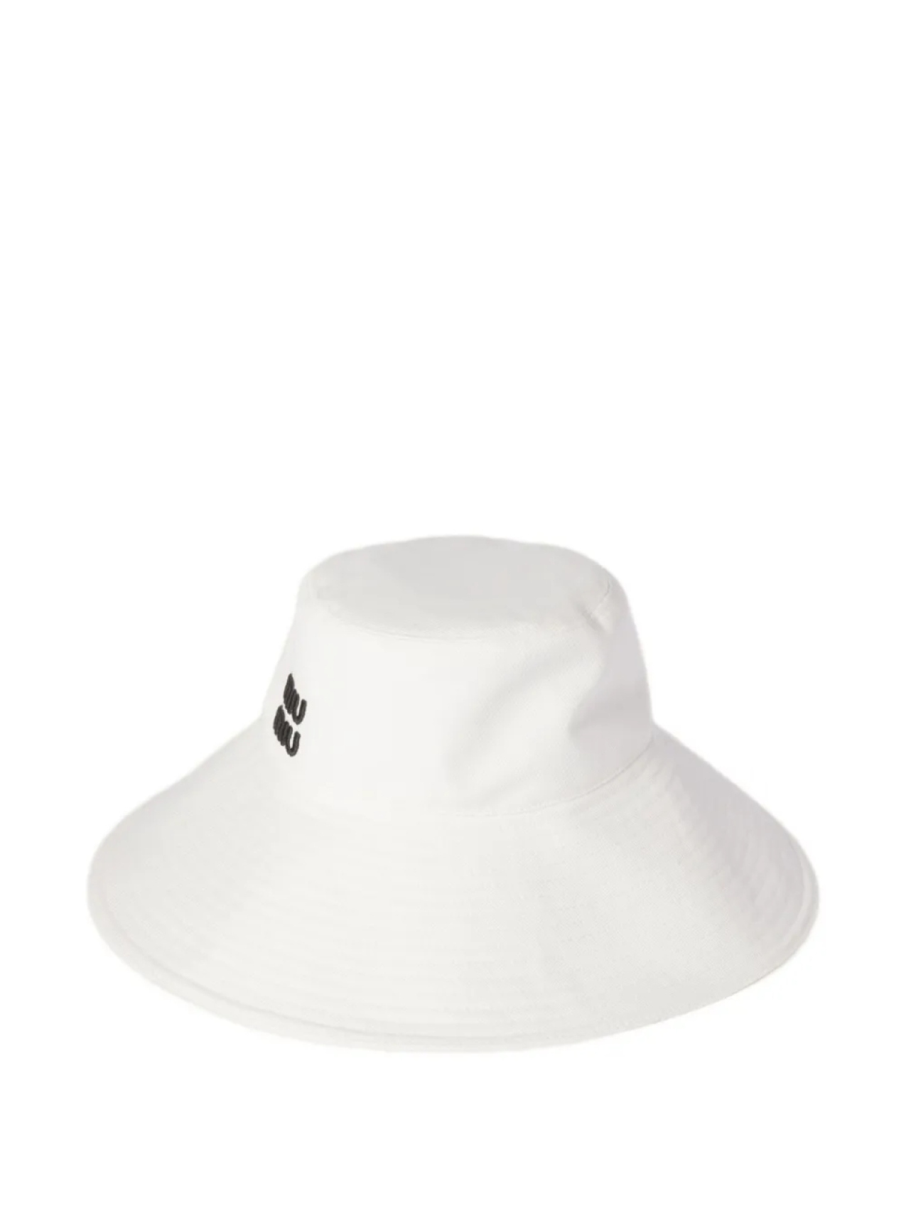 Широкополая шляпа-ведро Miu Miu, белый
Широкополая шляпа-ведро Miu Miu, белый