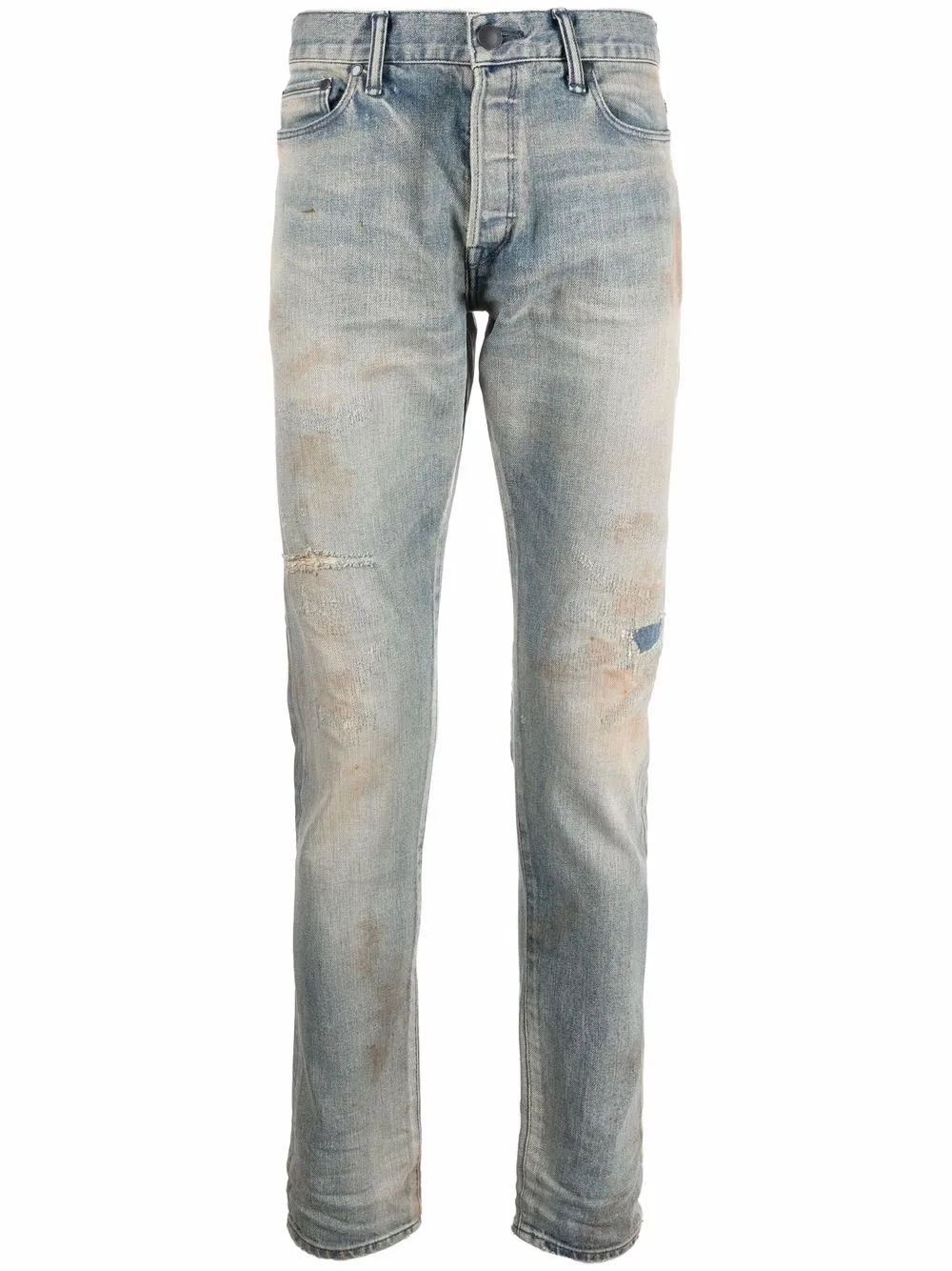 Джинсы The Cast 2 с эффектом потертости John Elliott, синий
Джинсы The Cast 2 с эффектом потертости John Elliott, синий