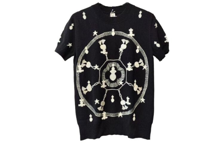 Футболка женская Hermes с принтом, черный / кремовый
Футболка женская Hermes с принтом, черный / кремовый