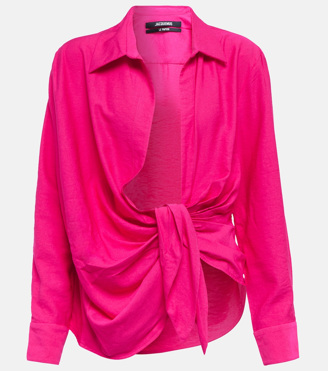 Рубашка La Chemise Bahia с завязками Jacquemus, розовый
Рубашка La Chemise Bahia с завязками Jacquemus, розовый