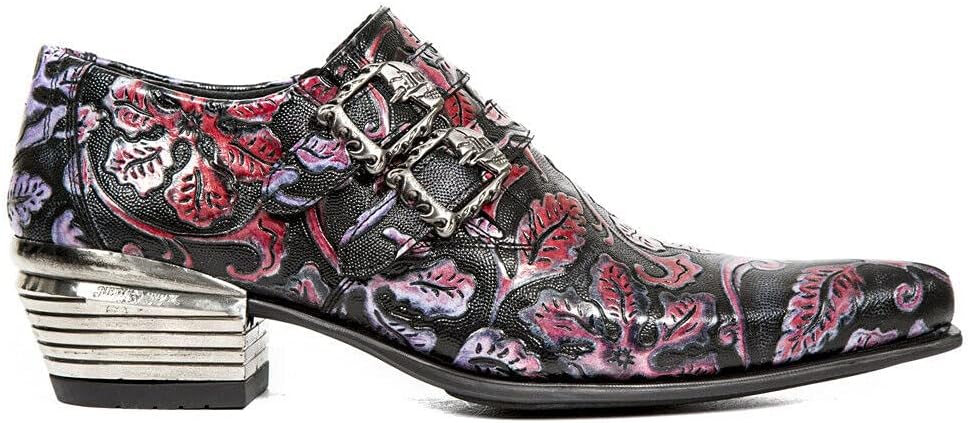 Мужские туфли New Rock 7960 с тисненой винтажной кожей, пряжкой и стальной подошвой, красный/фиолетовый
Мужские туфли New Rock 7960 с тисненой винтажной кожей, пряжкой и стальной подошвой, красный/фиолетовый