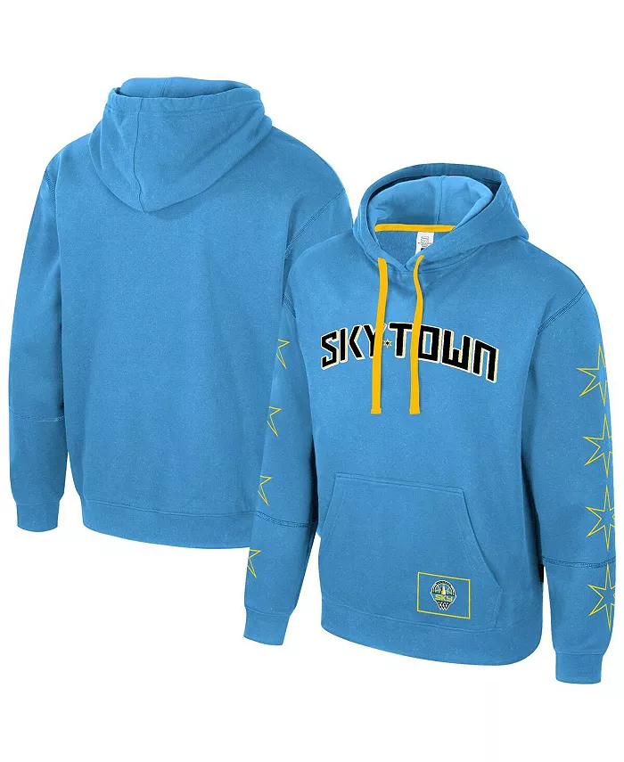 Мужская и женская толстовка с капюшоном Chicago Sky City Star Rebel Edition светло-голубого цвета Stadium Essentials
Мужская и женская толстовка с капюшоном Chicago Sky City Star Rebel Edition светло-голубого цвета Stadium Essentials