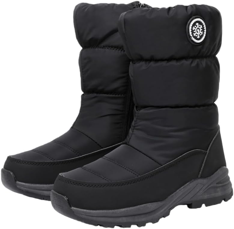 Женские зимние сапоги большого размера - с теплой флисовой подкладкой, противоскользящей подошвой, для катания на лыжах Spkfhd, черный
Женские зимние сапоги большого размера - с теплой флисовой подкладкой, противоскользящей подошвой, для катания на лыжах Spkfhd, черный