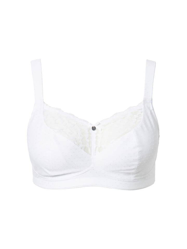 Бюстгальтер на косточках Ulla Popken, белый
Бюстгальтер на косточках Ulla Popken, белый
