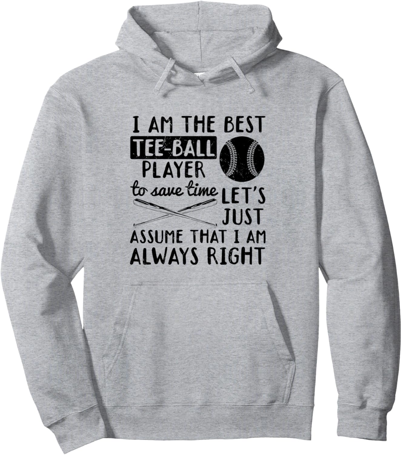 Я лучший игрок в ти-бол - забавная толстовка для ти-бола Funny Tee-Ball Quotes For Tball Player, серый
Я лучший игрок в ти-бол - забавная толстовка для ти-бола Funny Tee-Ball Quotes For Tball Player, серый