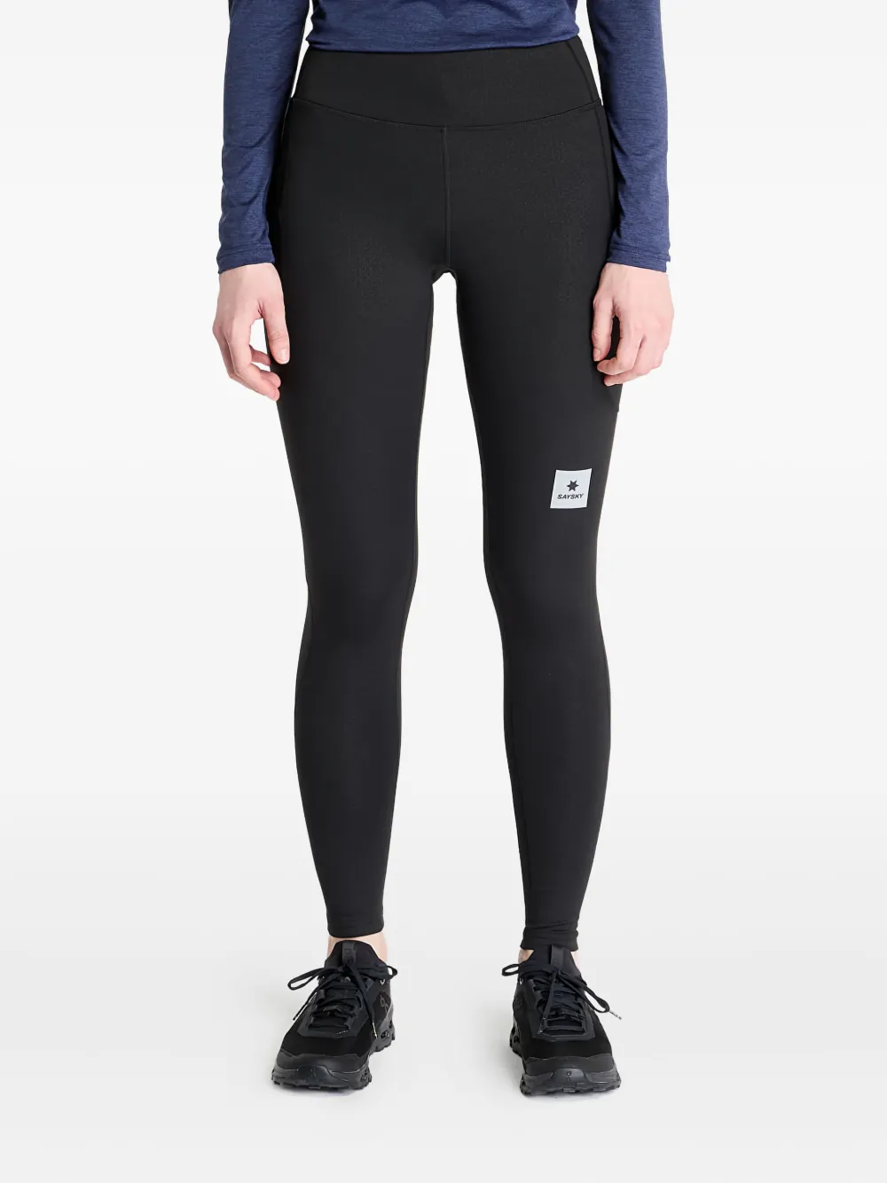 Леггинсы с нашивкой-логотипом SAYSKY, черный
Леггинсы с нашивкой-логотипом SAYSKY, черный