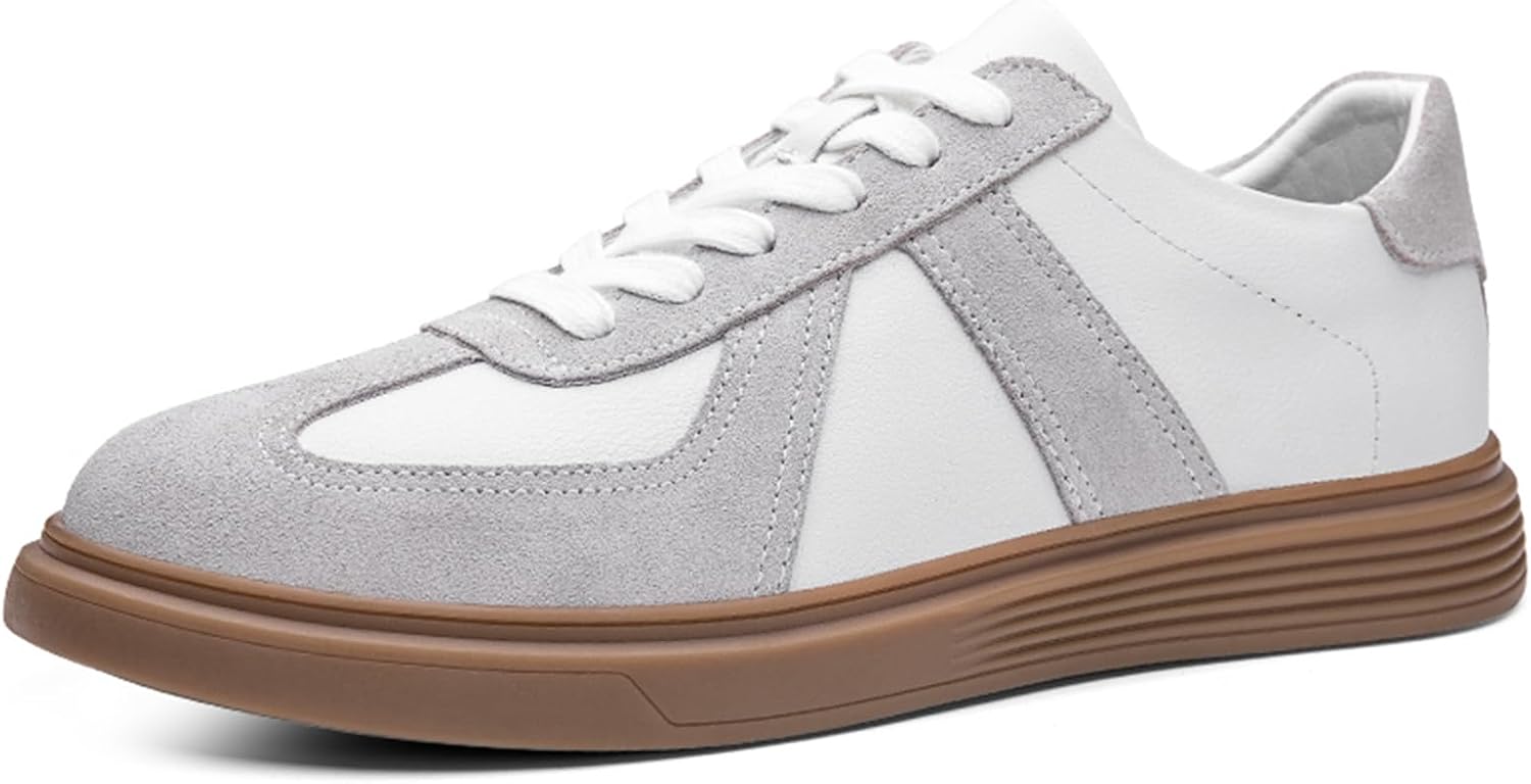 Мужские ретро-кроссовки Abborora из кожи для скейтбординга, повседневная модная обувь, легкие кроссовки для мужчин, белый/серый
Мужские ретро-кроссовки Abborora из кожи для скейтбординга, повседневная модная обувь, легкие кроссовки для мужчин, белый/серый