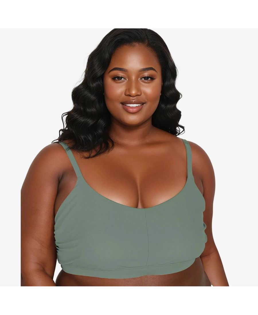 Купальный бюстгальтер больших размеров с регулируемыми бретелями и застежкой Calypsa, Sage green
Купальный бюстгальтер больших размеров с регулируемыми бретелями и застежкой Calypsa, Sage green